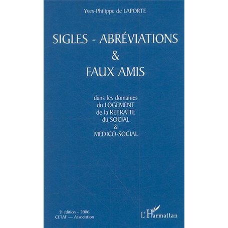 Sigles-abréviations et faux amis