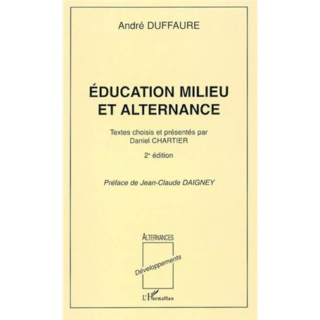 Education milieu et alternance