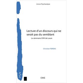 Lecture d'un discours qui ne serait pas du semblant