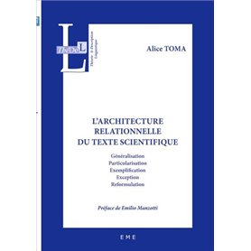 L'architecture relationnelle du texte scientifique