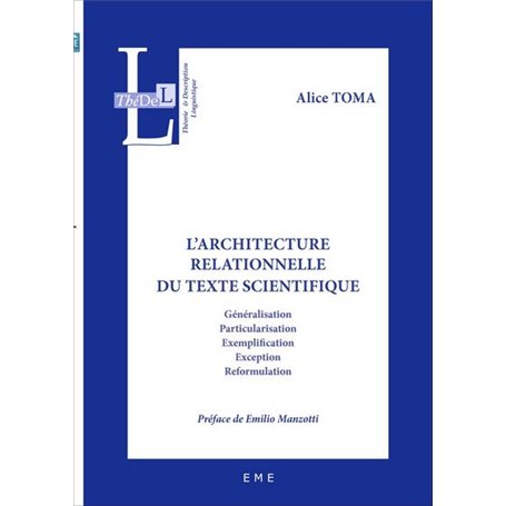 L'architecture relationnelle du texte scientifique