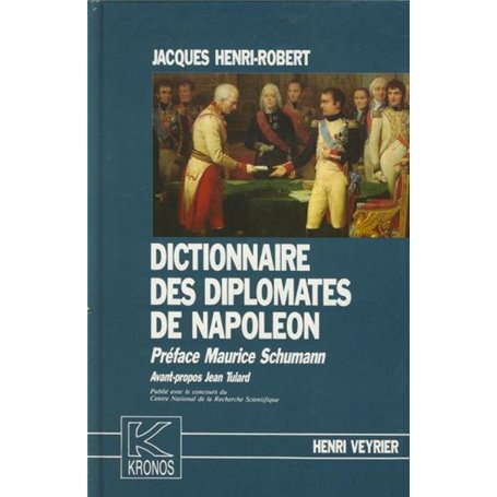 Dictionnaire des diplomates de Napoléon