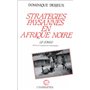 Stratégies paysannes en Afrique Noire