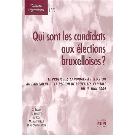 Qui sont les candidats aux élections bruxelloises ?