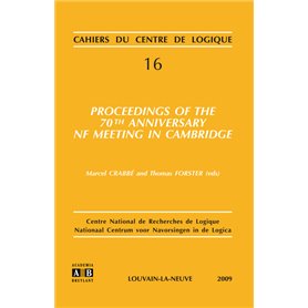 PROCEEDINGS OF THE 70TH ANNIVERSARY NF MEETING IN CAMBRIDGE