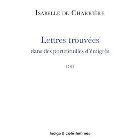 Lettres trouvées dans des portefeuilles d'immigrés (1793)