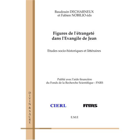 Figures de l'étrangeté dans l'Evangile de Jean