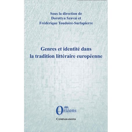 Genres et identité dans la tradition littéraire européenne