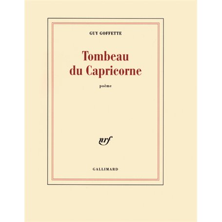 Tombeau du Capricorne