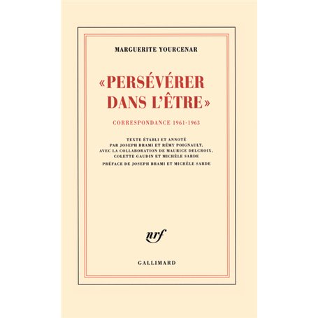 Persévérer dans l'être