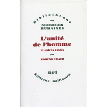 L'unité de l'homme et autres essais