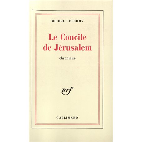 Le Concile de Jérusalem