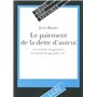 le paiement de la dette d'autrui