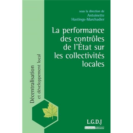 la performance et les contrôles financiers de l'etat sur les collectivités local
