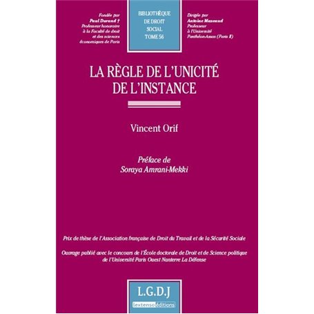 la règle de l'unicité de l'instance