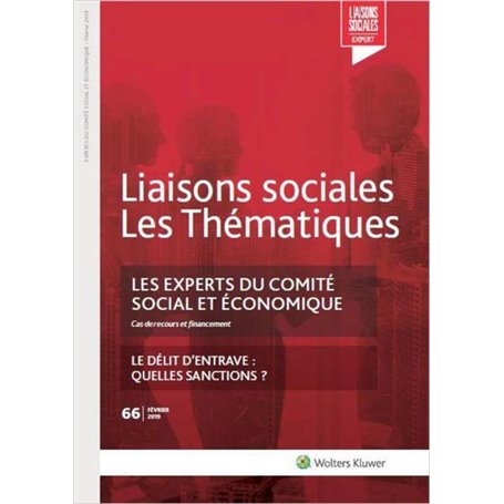 Les experts du comité social et économique - N° 66 - Février 2019