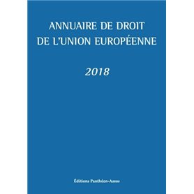 Annuaire de droit de l'Union européenne 2018