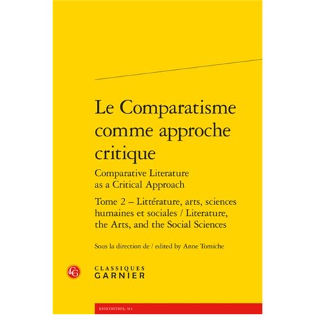 Le Comparatisme comme approche critique