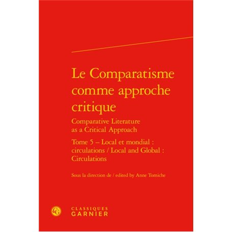 Le Comparatisme comme approche critique