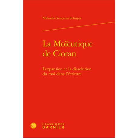 La Moïeutique de Cioran