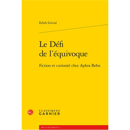 Le Défi de l'équivoque