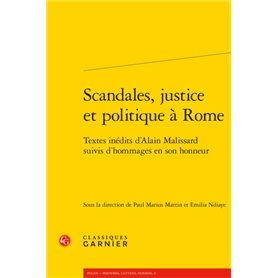 Scandales, justice et politique à Rome