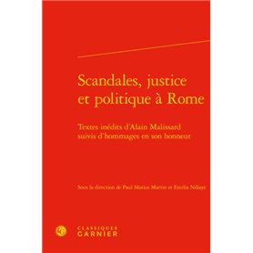 Scandales, justice et politique à Rome