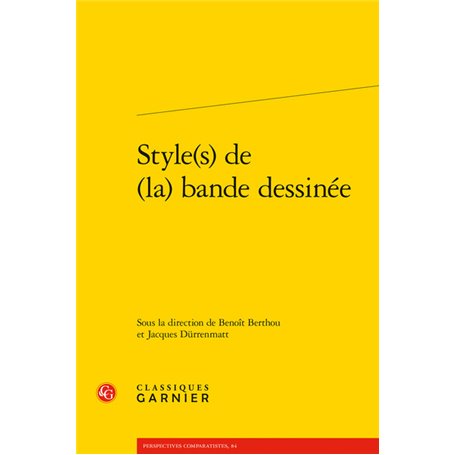 Style(s) de (la) bande dessinée