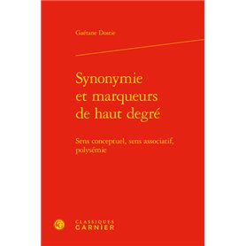 Synonymie et marqueurs de haut degré