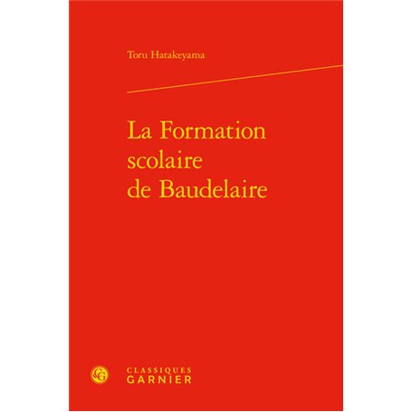 La Formation scolaire de Baudelaire