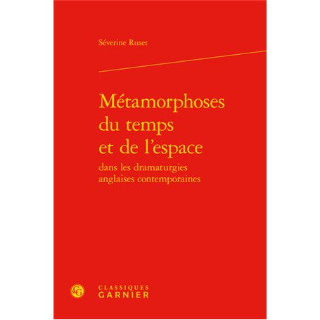 Métamorphoses du temps et de l'espace