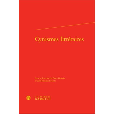 Cynismes littéraires