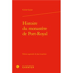 Histoire du monastère de Port-Royal