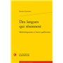 Des langues qui résonnent