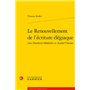 Le Renouvellement de l'écriture élégiaque