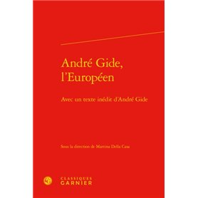 André Gide, l'Européen