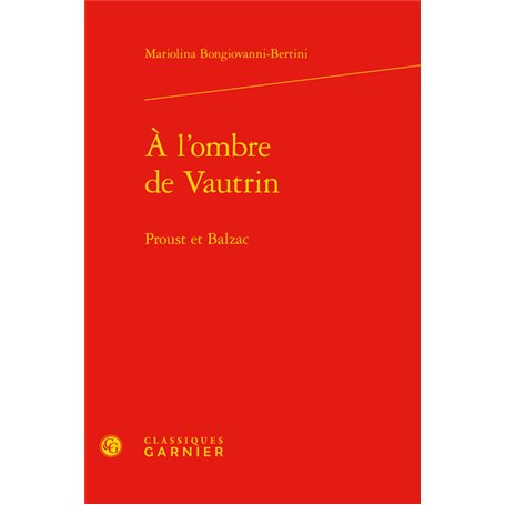 À l'ombre de Vautrin