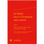 Le Droit face à l'économie sans travail