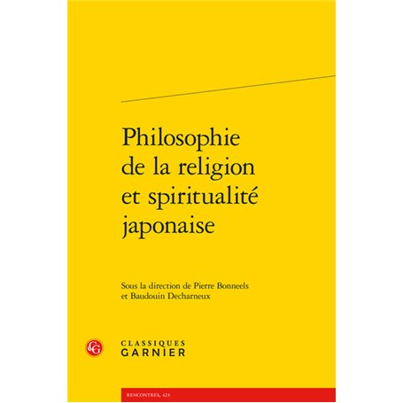 Philosophie de la religion et spiritualité japonaise