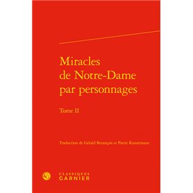 Miracles de Notre-Dame par personnages