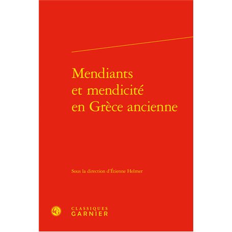 Mendiants et mendicité en Grèce ancienne