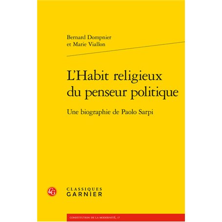 L'Habit religieux du penseur politique