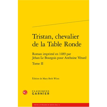 Tristan, chevalier de la Table Ronde