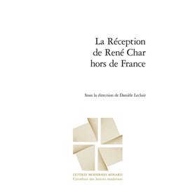 La Réception de René Char hors de France