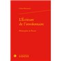 L'Écriture de l'involontaire