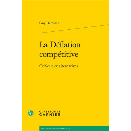 La Déflation compétitive