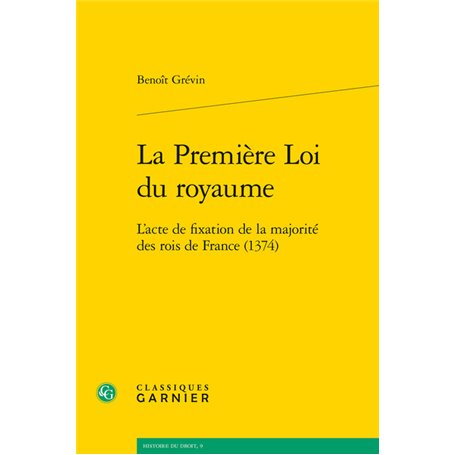 La Première Loi du royaume