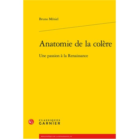 Anatomie de la colère