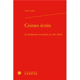 Crimes écrits