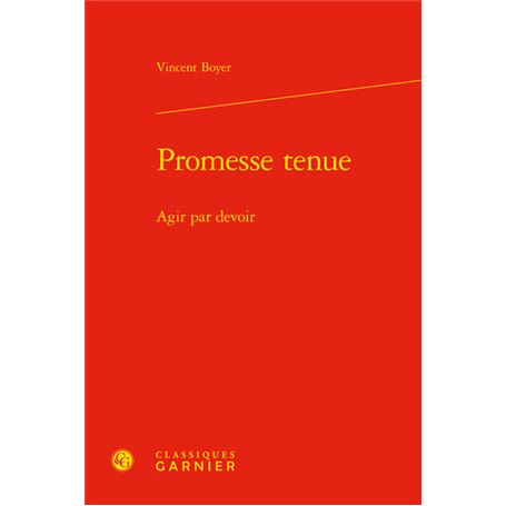 Promesse tenue